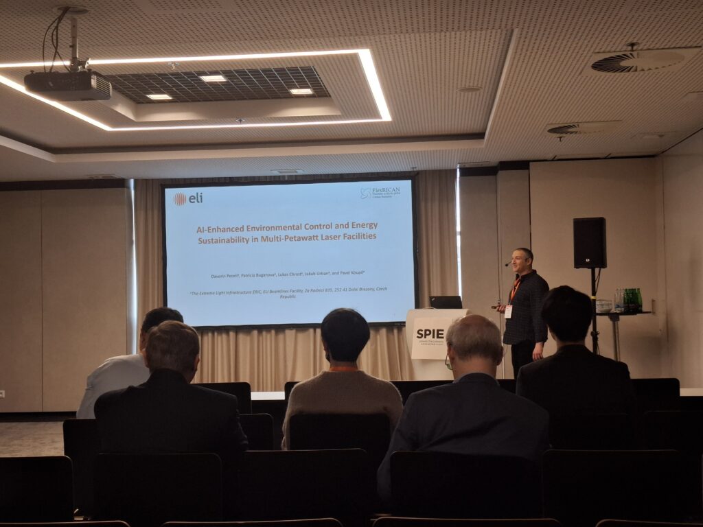 Photograph of David Paceli at SPIE Optics + Optoelectronics 2025 Conference in Prague